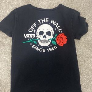 Black Vans Tee